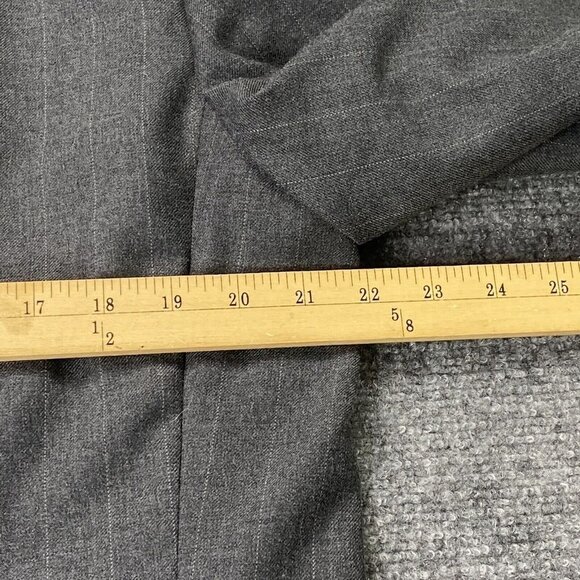 Vintage Donald Brooks Blazer Mens 44R Gray Pinstripe Wool ACWA Union USA 60s 70s - Picture 10 of 15